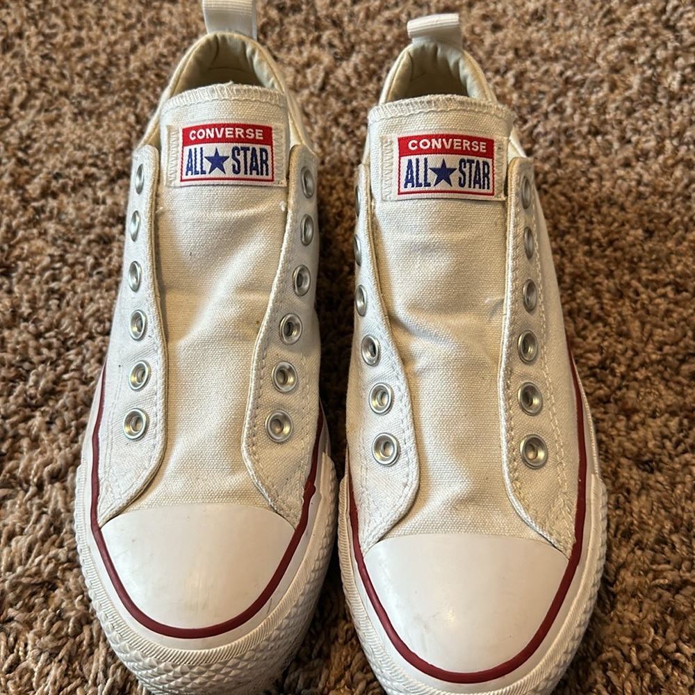 White Platform Converse - image 2
